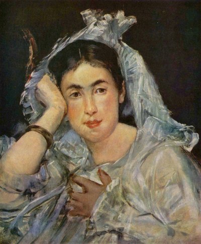 Porträt der Marguerite de Conflans mit Kapuze von Édouard Manet